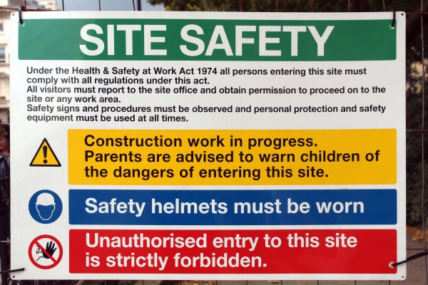 Health and Safety Signage